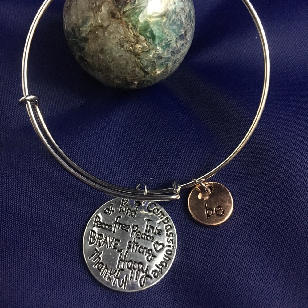 “Be” Reminder Bangle - Picture 5 of 7
